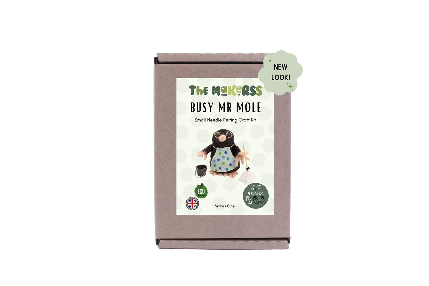 Busy Mr Mole Small Needle Felt Kit - The Makerss