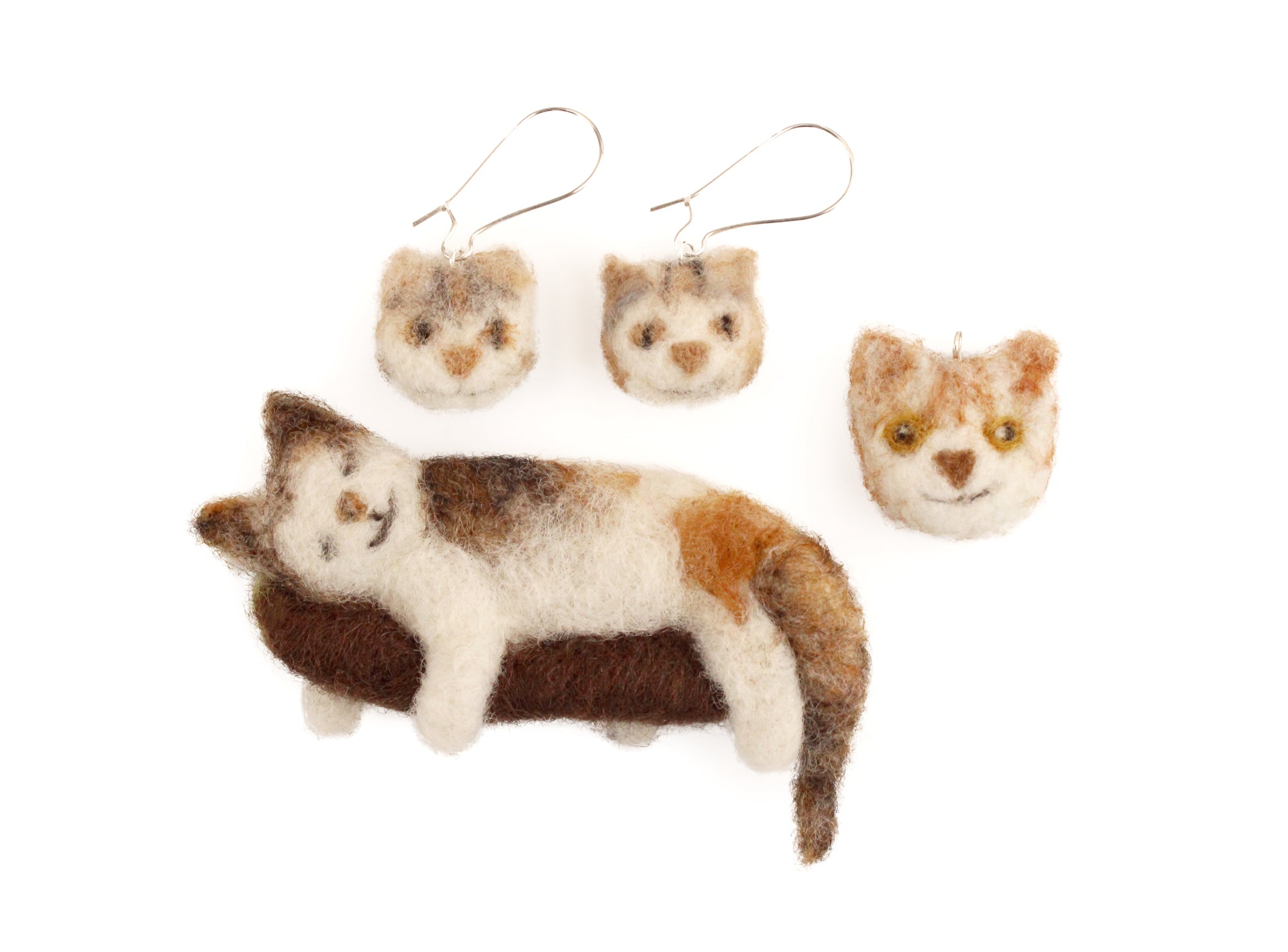 Cat Jewellery Needle Felt Small Kit - The Makerss