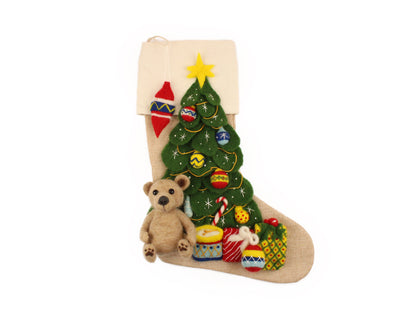 Christmas Stocking Needle Felt Pack - no tools - The Makerss