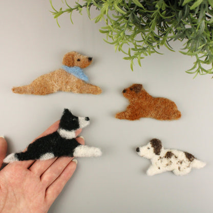 Dog Magnet Needle Felt Small Kit - The Makerss