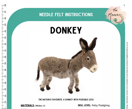 New Donkey Instructions PDF - The Makerss