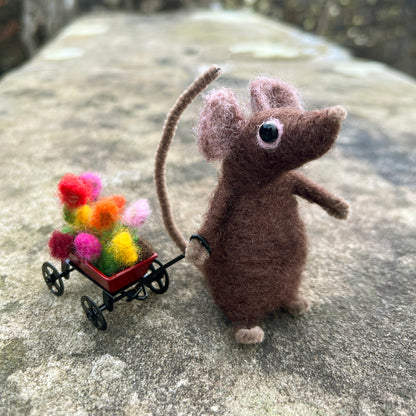 Metal Cart for Needle Felted Characters - The Makerss