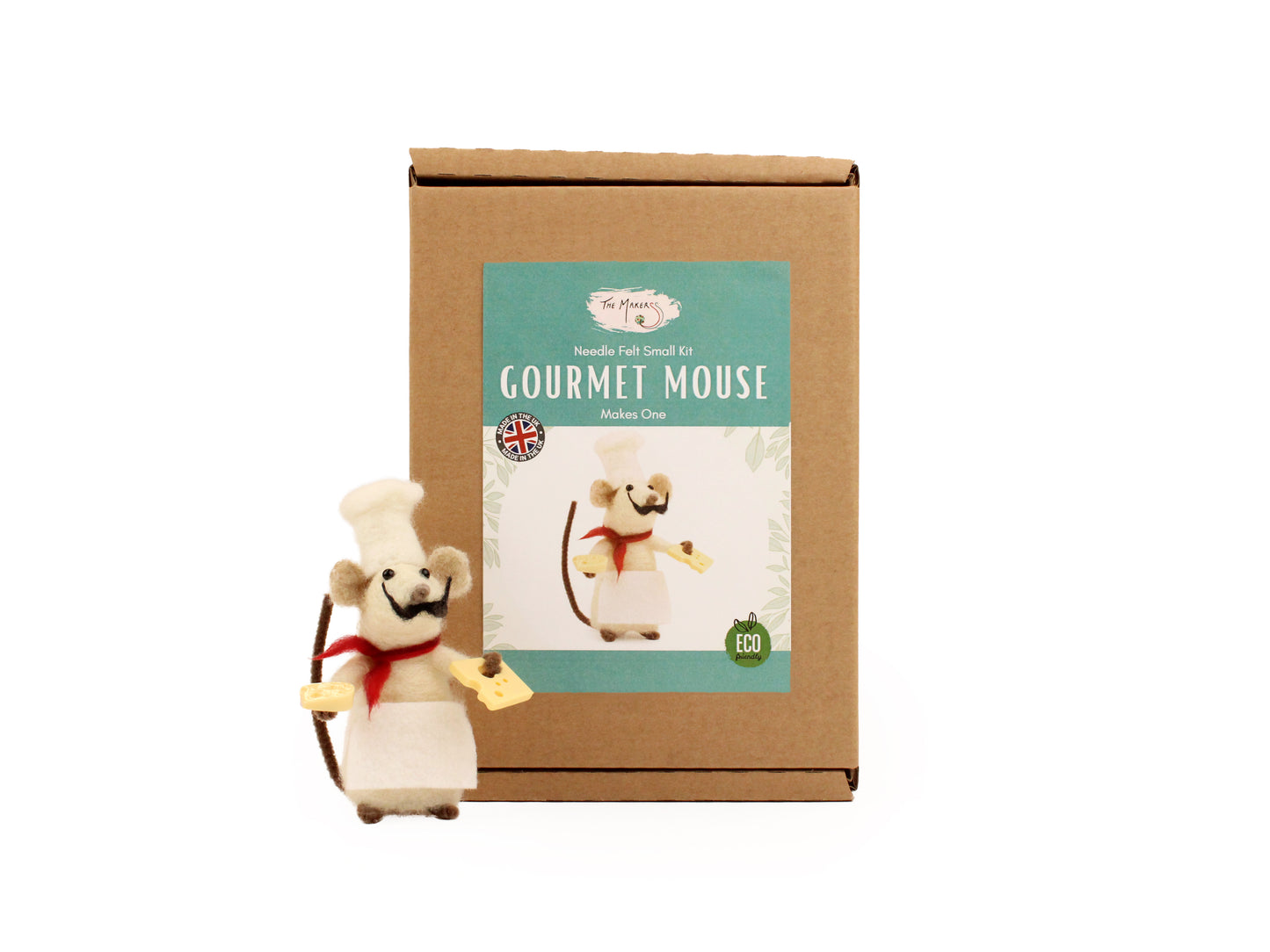 Gourmet Mouse Small Needle Felt Kit - The Makerss