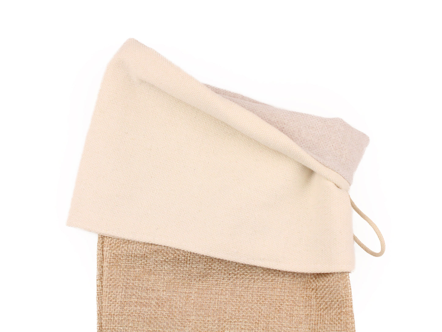 Hessian And Cotton (Lined) Stocking - The Makerss