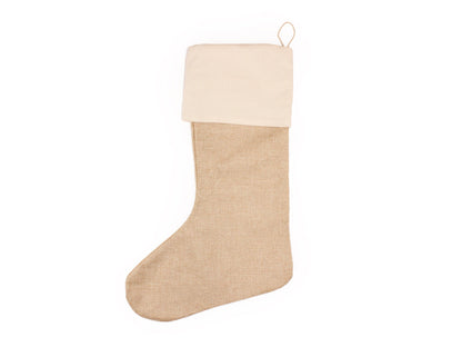 Hessian And Cotton (Lined) Stocking - The Makerss