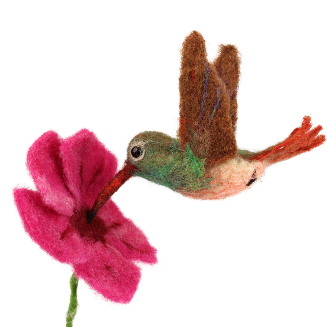 New! Hummingbird Needle Felt Kit - The Makerss