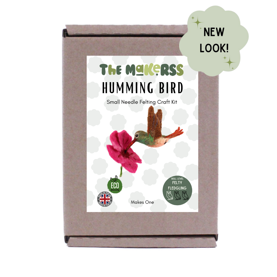 New! Hummingbird Needle Felt Kit - The Makerss