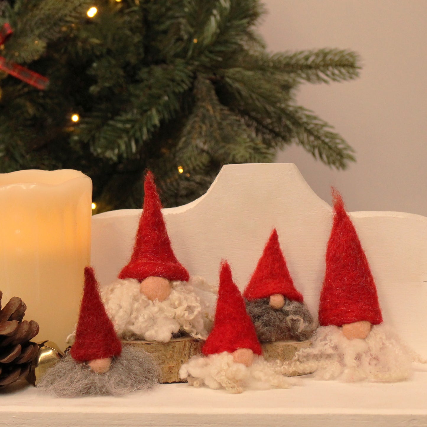 Little Gnome or Tomte Needle Felt Workshop Kit - The Makerss