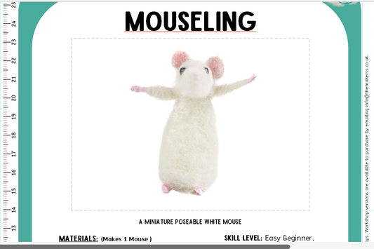 White Mouseling Instructions PDF - The Makerss