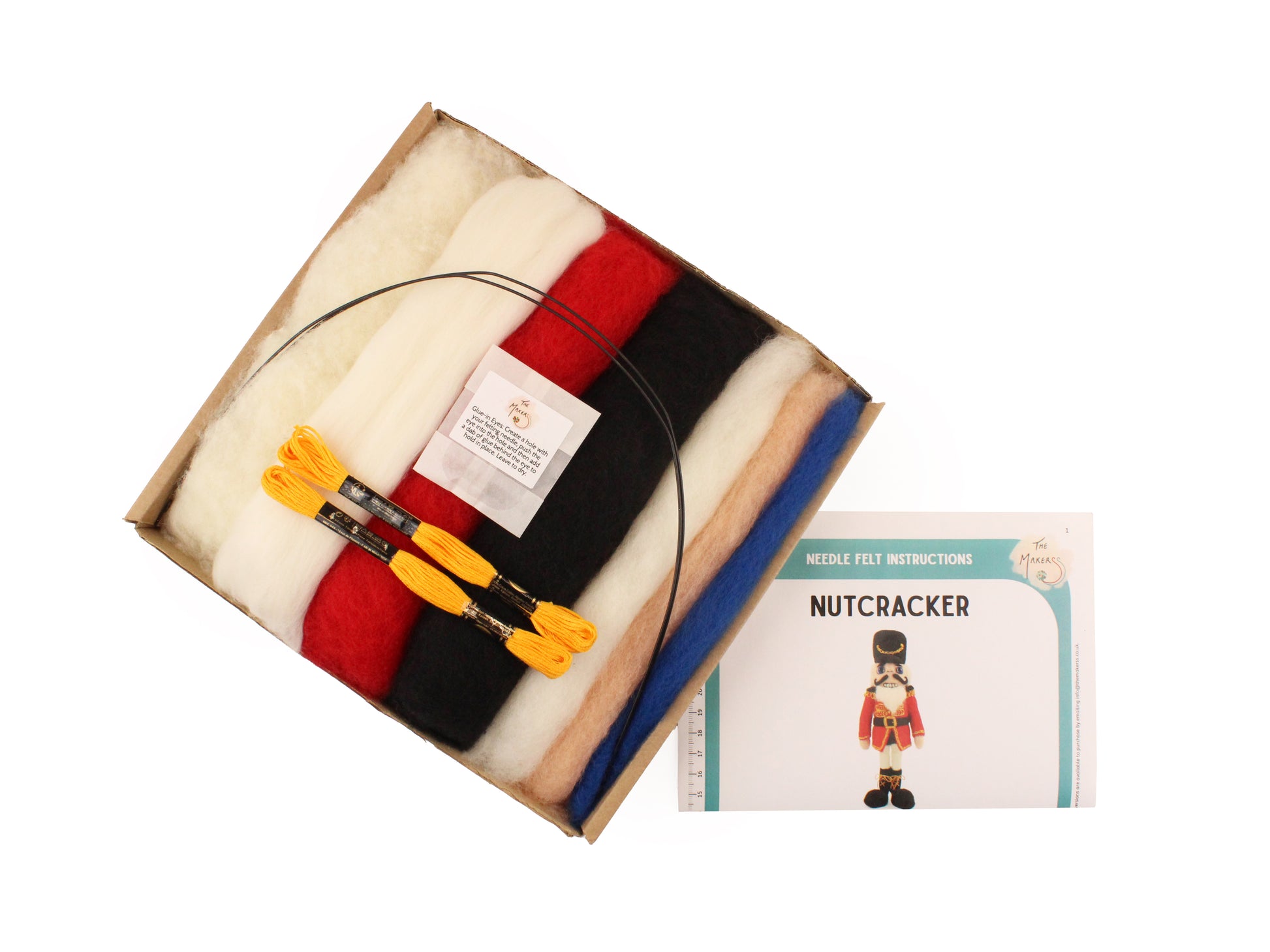 Nutcracker Needle Felt Pack - with or without tools - The Makerss