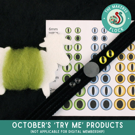 One-off October Flock Box 2024 - Cat and spider - The Makerss