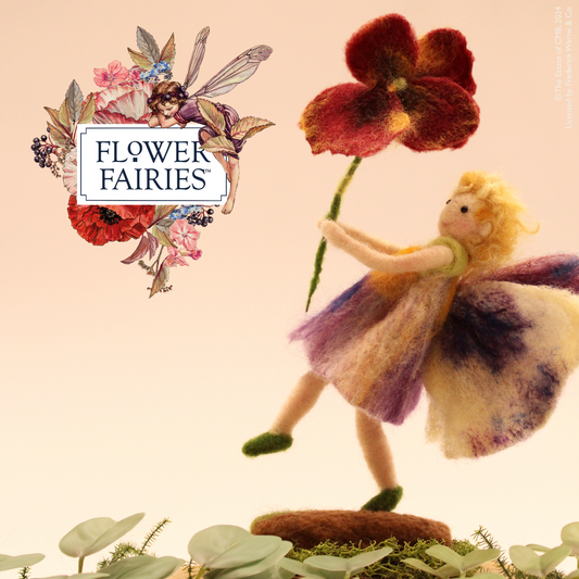 Official Flower Fairies™️ Pansy Fairy Needle Felt Kit - The Makerss