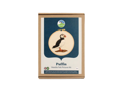 PRE-ORDER RSPB Puffin Needle Felt Picture Kit - The Makerss