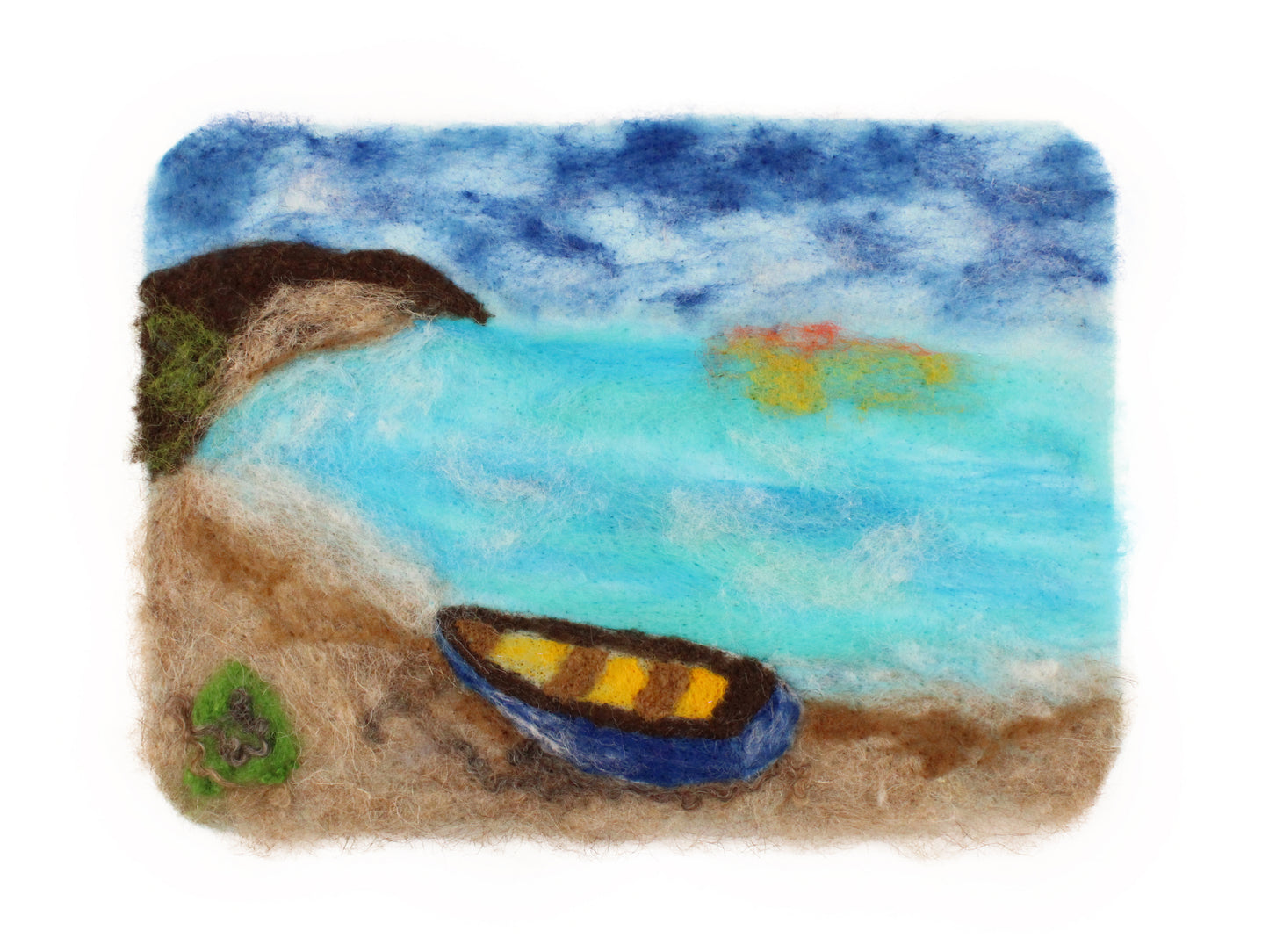 Seascape Picture Needle Felt Kit - The Makerss