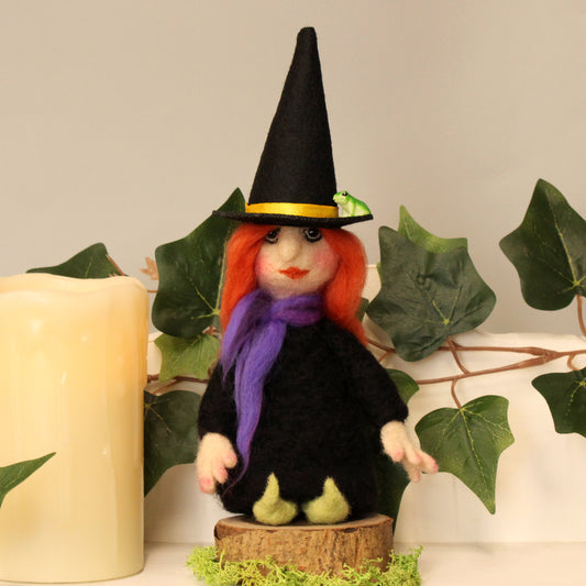 Witch Small Needle Felt Kit - The Makerss