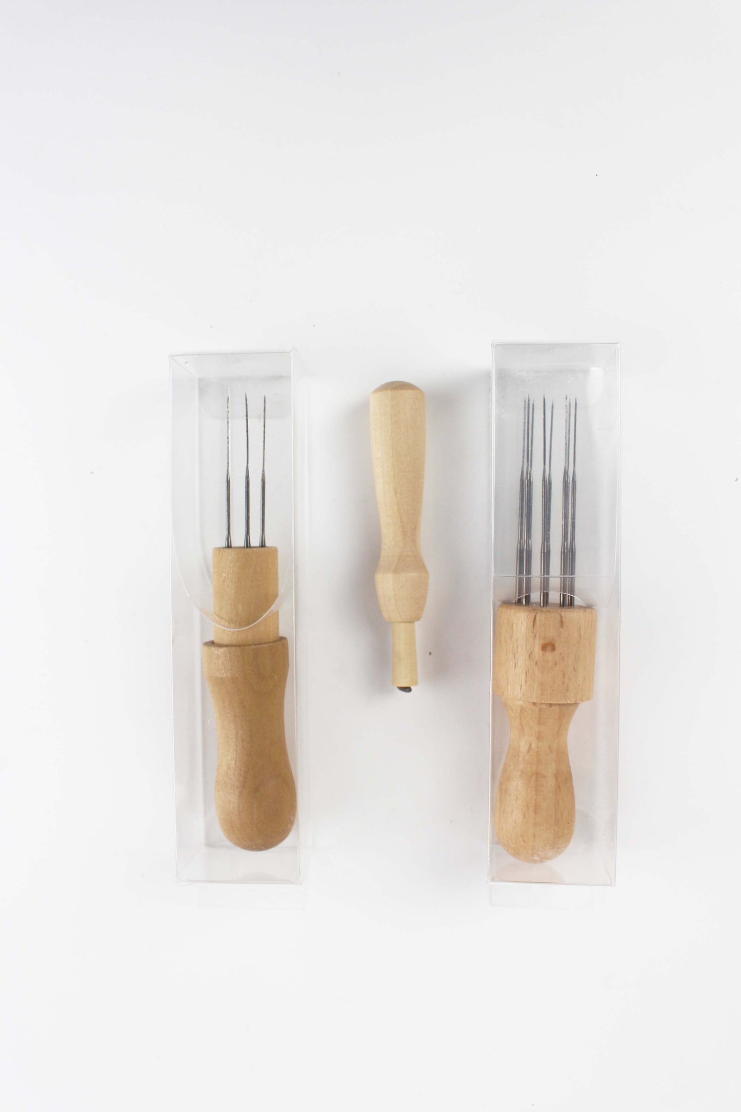 New Set of Wooden Needle Tools with needles - The Makerss