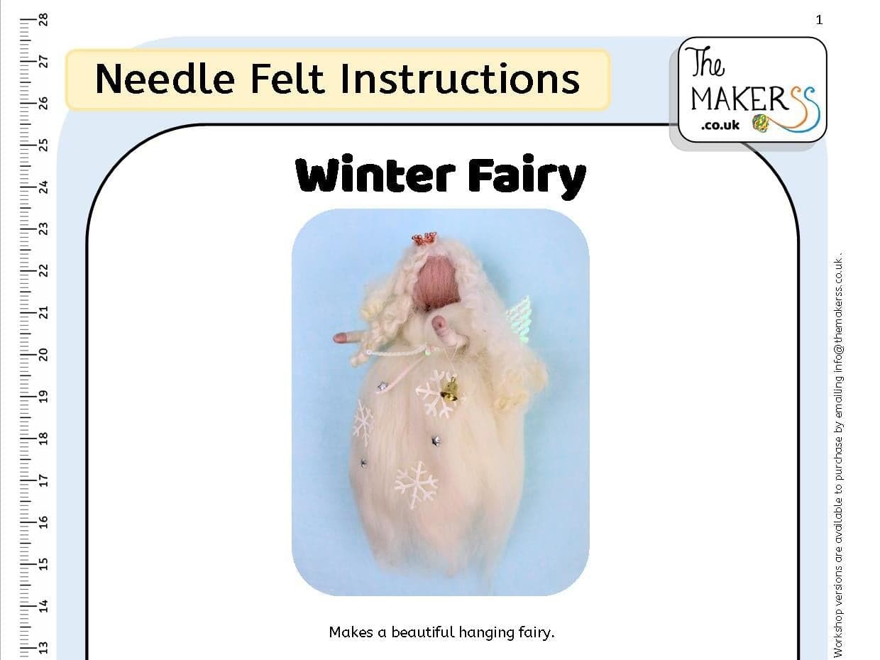 Winter Fairy Instructions PDF - The Makerss