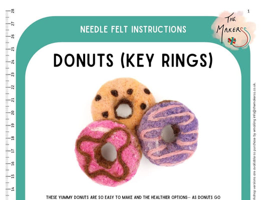 PDF-Donuts (key Rings) - The Makerss