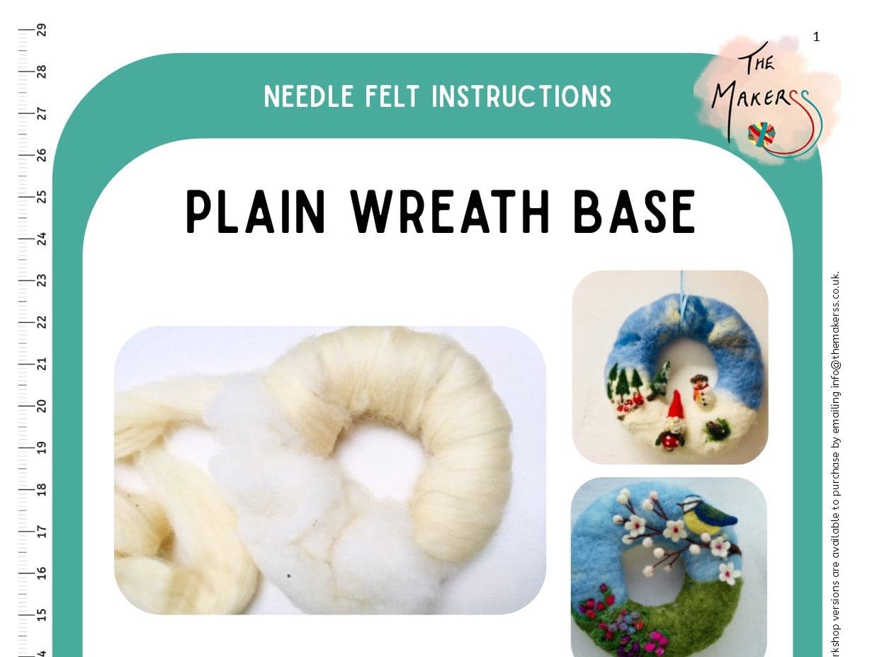 Plain Wreath Instructions PDF - The Makerss