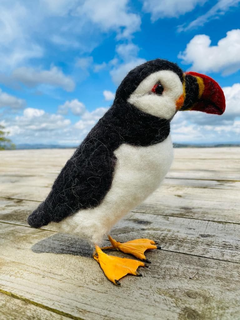 Needle Felted Puffin sale