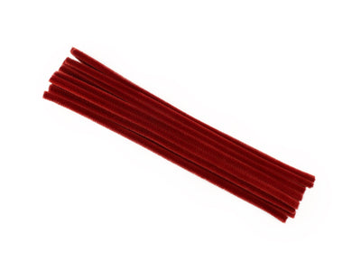 Luxury Red Chenille Pipe Cleaners