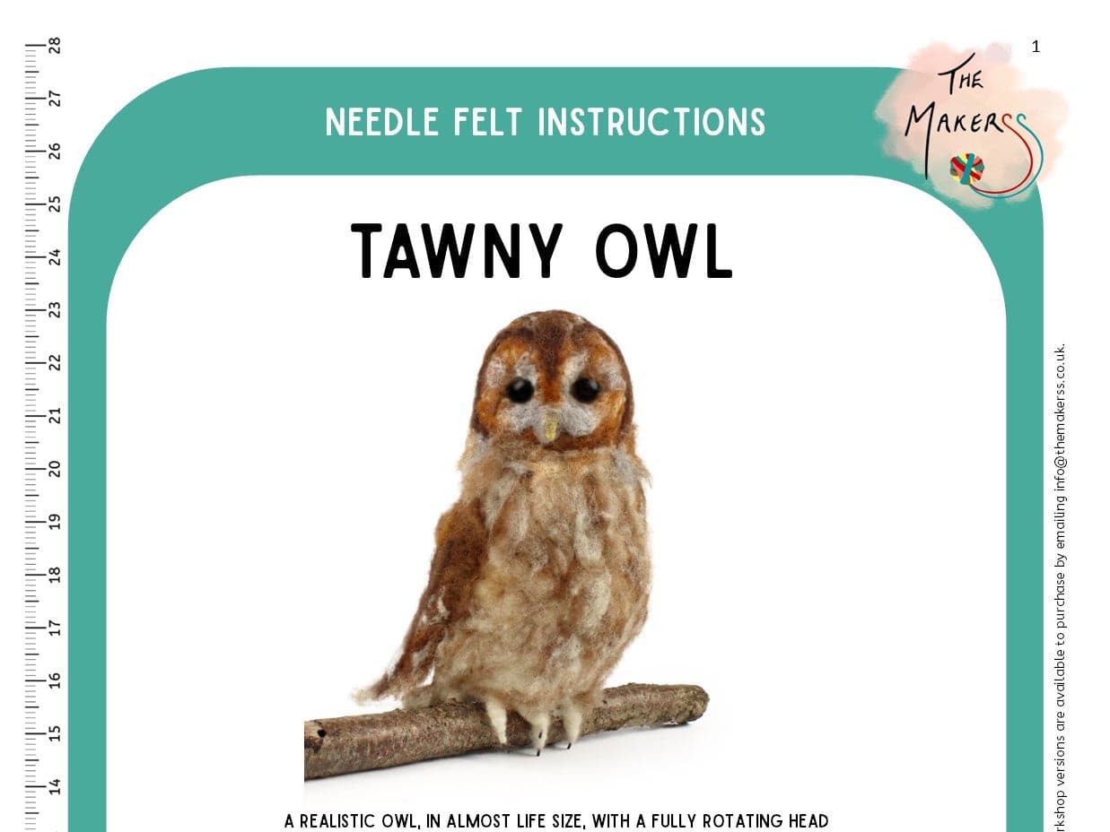 Tawny Owl Instructions PDF - The Makerss