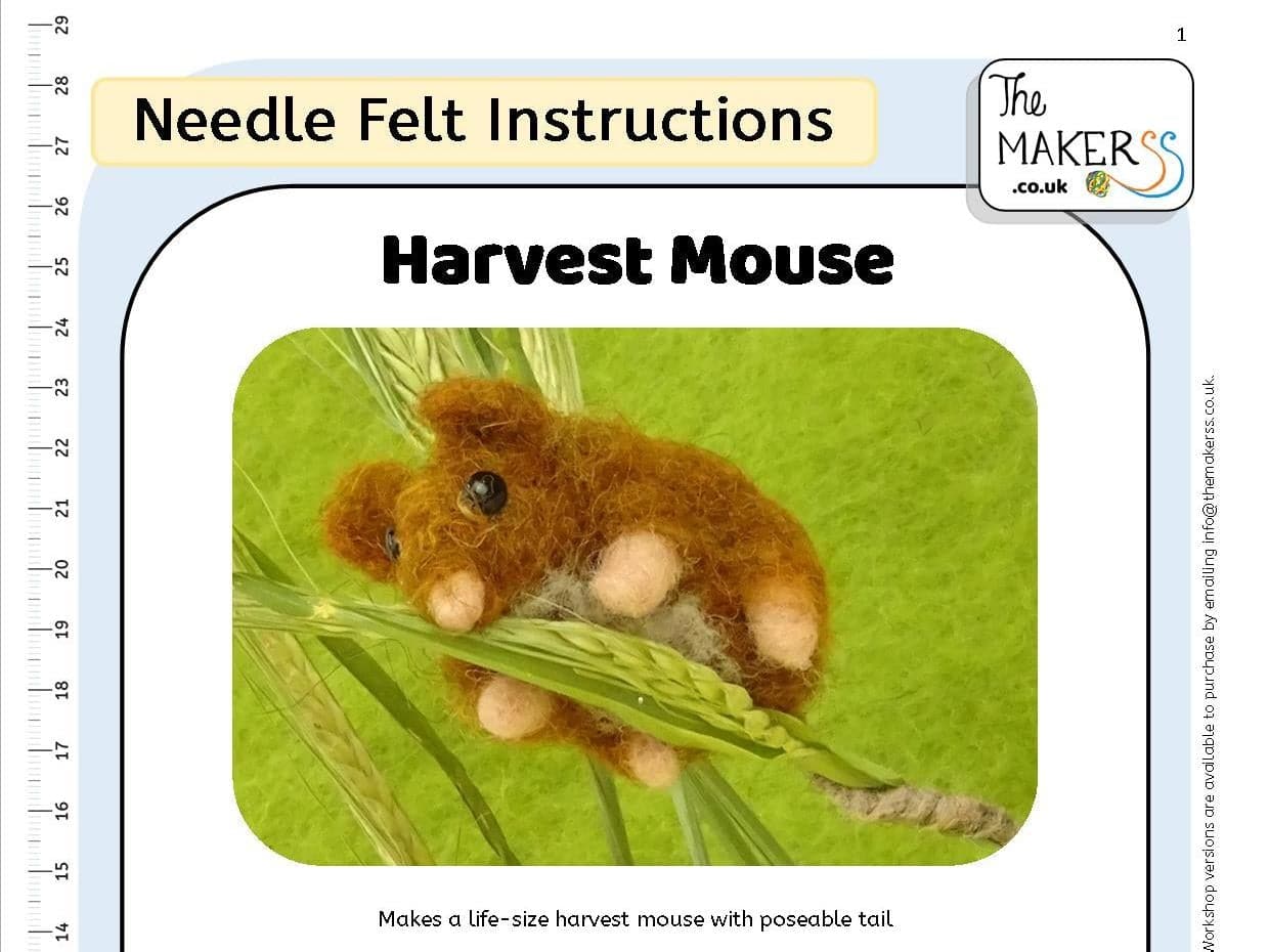 Harvest Mouse Instructions PDF - The Makerss